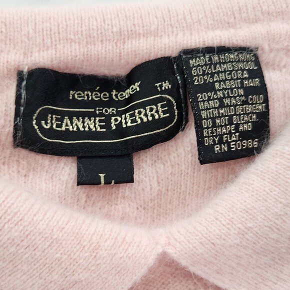 VTG Pink Collared Granny Sweater Jeanne Pierre Large
Lot F - Picture 3 of 7